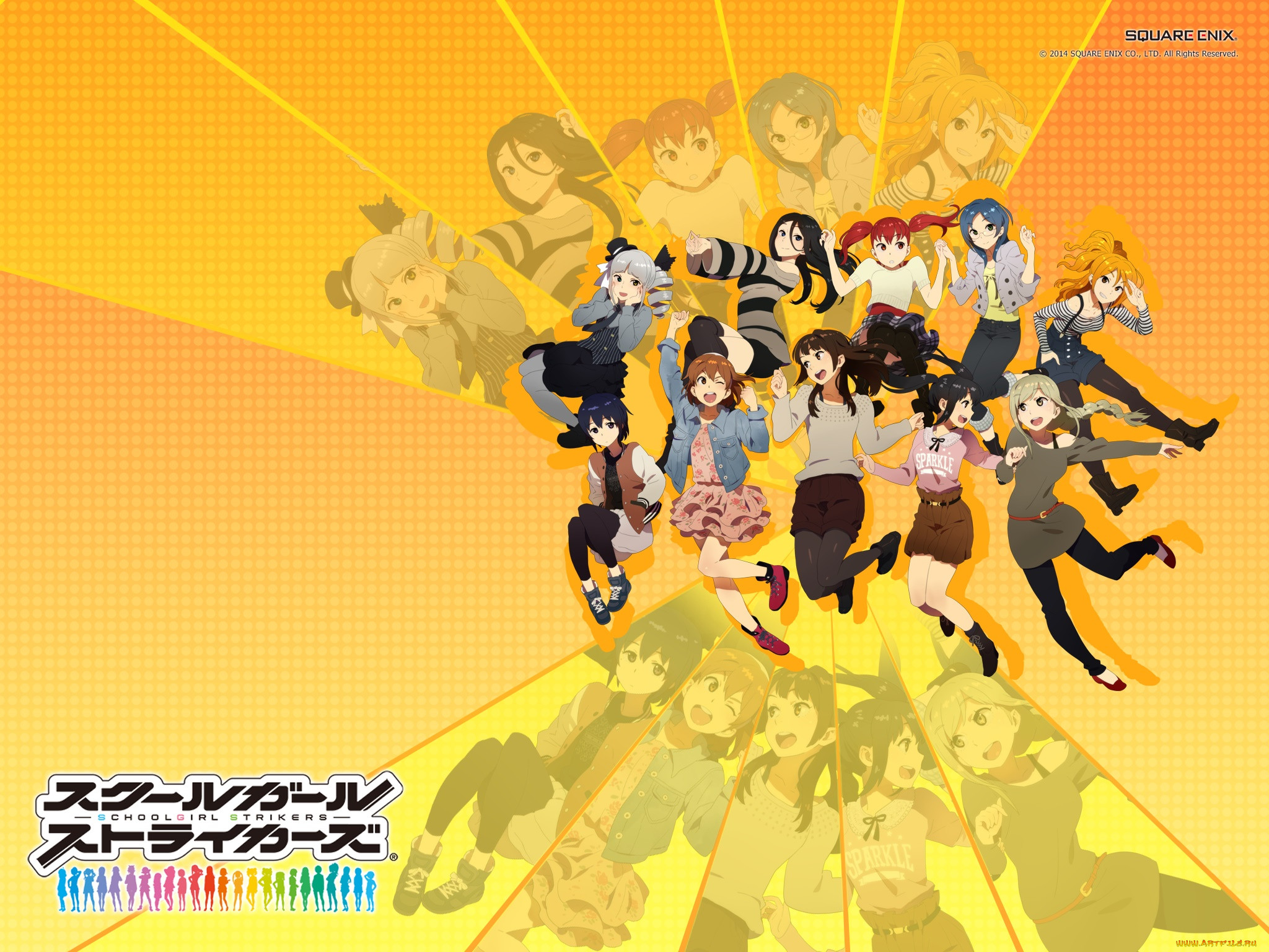 schoolgirl strikers, , , , 